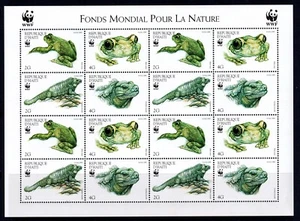 Haití 1999 Reptiles - WWF Completo Como Nuevo MNH Hoja SC 913 - Imagen 1 de 1