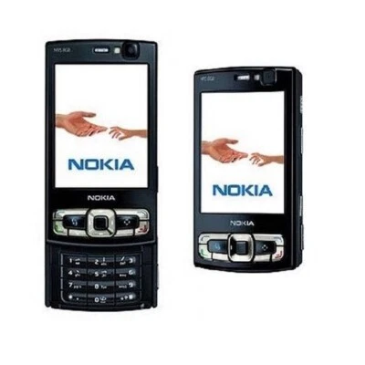 Nokia N95 8GB Original Unlocked 3G GSM 5MP Wifi GPS Slider Black Mobile Phones - Image 1 of 4