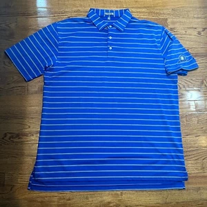 Peter Millar Poloshirt Herren 2XL XXL Sommer Komfort Blau BallenIsles Course - Bild 1 von 8