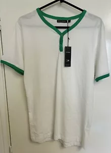 Nueva camiseta blanca cuello redondo BRAVE SOUL para hombre talla grande 100 % algodón del Reino Unido - Imagen 1 de 11