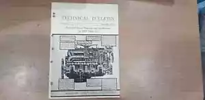 BOLETÍN TÉCNICO 1934 DODGE SEIS PROCEDIMIENTO DE SERVICIO ILUSTRADO Y ESPECIFICACIONES - Imagen 1 de 6