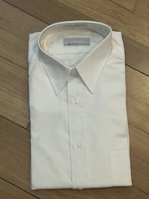 VESTIDO DE POPELINA ENRO CLÁSICO CAMISA CON BOTONES Hombre 15 Media Manga Blanco P15 Foto 1 de 4