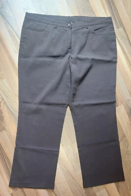 Damen Kleidung Business Hose Hosen Stoffhose Stoffhosen in braun Gr. 48 - Bild 1 von 3