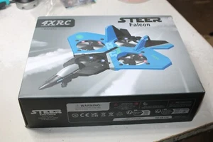 4XRC RC Steer Falcon Drone Jet Stunt Glider Drone Toy Aircraft Distresed Package - Picture 1 of 5