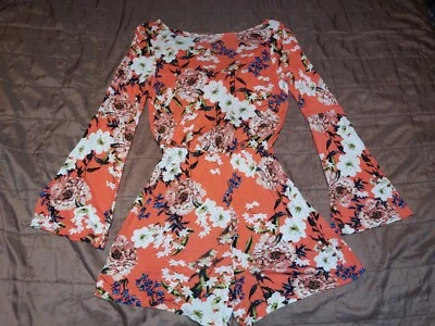 S Oliver Jumpsuit Kurzoverall bunt Blumen Gr 40 tiefer Rücken wie neu Sommer - Bild 1 von 4