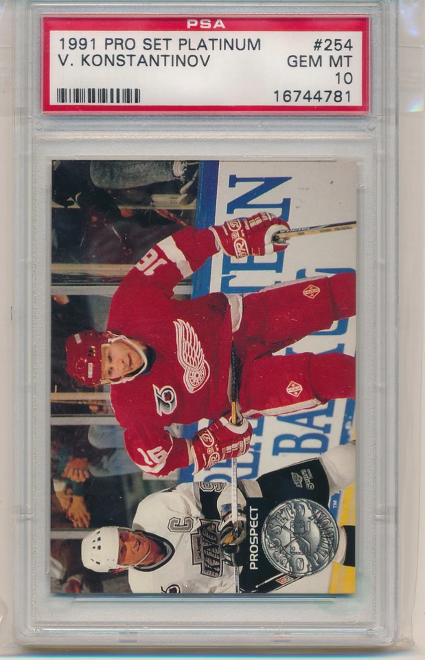 1991 Pro Set Platinum V. Konstantinov (Rookie Card) (#254) PSA10 PSA - Image 1 of 1