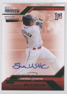 2009 TRISTAR Prospects Plus Green Auto /25 Shannon Wilkerson #66 Auto
