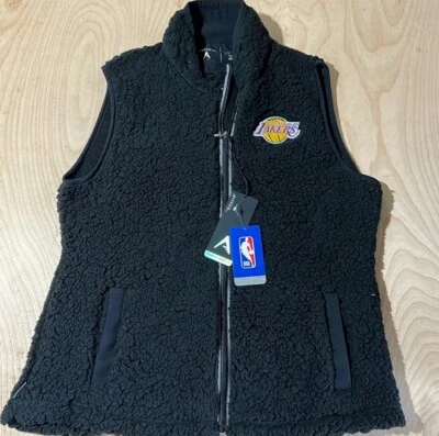 NWT Antigua NBA Lakers Sherpa vest size large - Image 1 of 4