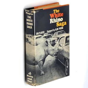 White Rhino Saga 1973 Ian Player SIGNED Association Copy ~Wildlife Conservation - Imagen 1 de 7
