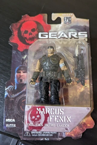 Gears Of War Marcus Fenix (With Retro Lancer) 4 Inch Figure Cover