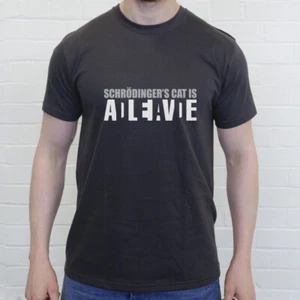 Schrodinger's Cat is Alive/Dead T-Shirt - Picture 1 of 41