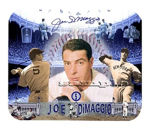 Joe DiMaggio New York Yankees Facsimile Autographed Mouse Pad Item#185 - Picture 1 of 1