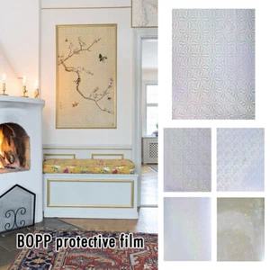 10pcs Holographic Paper Self Adhesive Waterproof Spot Rainbow Star Pattern Film - Picture 1 of 35