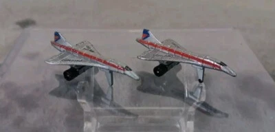 (2) Aviones Concord Micro Máquinas Vintage Excelente Estado Foto 1 de 4