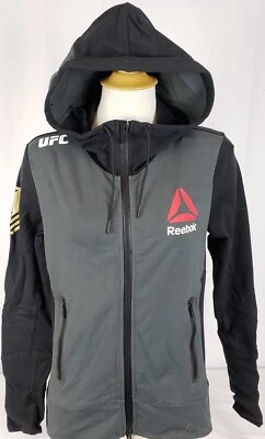 NUEVO REEBOK UFC Ronda Rousey Sudadera con Capucha Cremallera Completa XS Foto 1 de 4