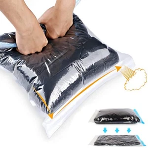 Travel Accessories 10P Space Saver Bags No Vacuum or Pump Needed Vacuum Storage - Picture 1 of 7