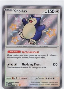 Pokémon Snorlax #202/091 SV: Paldean Fates - Imagen 1 de 2