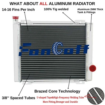 #709200286 Radiator for 2012-2018 15 16 17 Can Am Outlander 450 500 650 800 1000 Foto 1 de 4