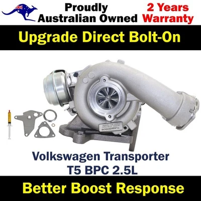 Cargador turbo Billet de actualización para Volkswagen Transporter T5 BPC 2,5 L Foto 1 de 4