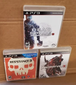 Prototype 2, Dead Space 3, Resistance 3, Sony PlayStation 3 Ps3 Games Lot - Picture 1 of 4