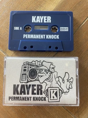 Kayer - Permanent Knock - Cassette Tape Bay Area Hip Hop Sub level Epidemic - Image 1 of 4