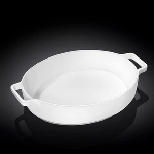 Wilmax Auflaufform mit Griffen, 2730 ml, oval, Porzellan WL-997041/A - Bild 1 von 4