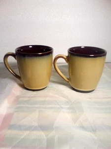 Set di 2 tazze/tazze da caffè/tè Sango Nova Brown 12 fl oz #4933 - Foto 1 di 2