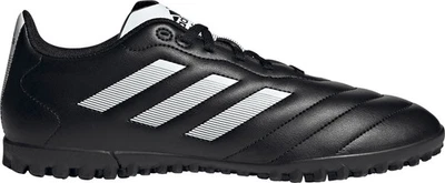adidas Goletto VIII Turf Mens Football Boots Black Shoes Sneakers 3 Stripes - Image 1 of 4