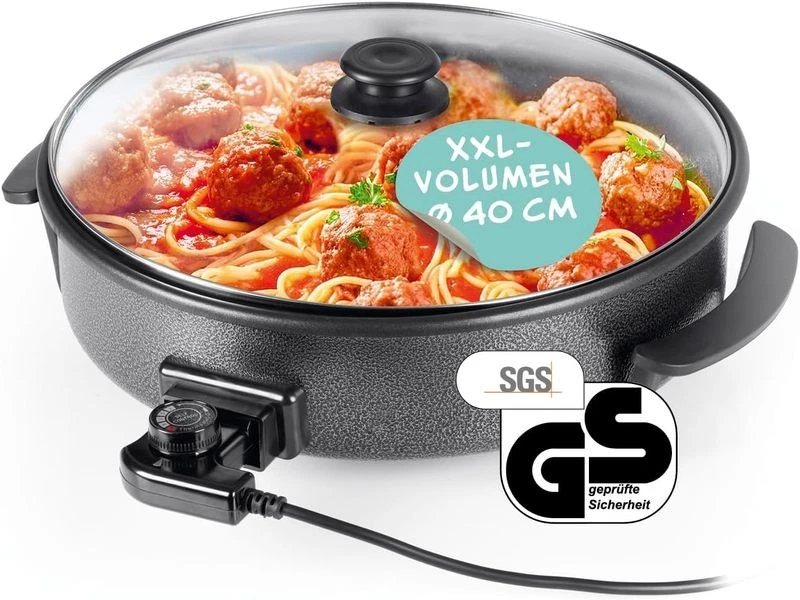 GOURMETMAXX Partypfanne 40 cm elektrisch 1500 Watt - Bild 1 von 1
