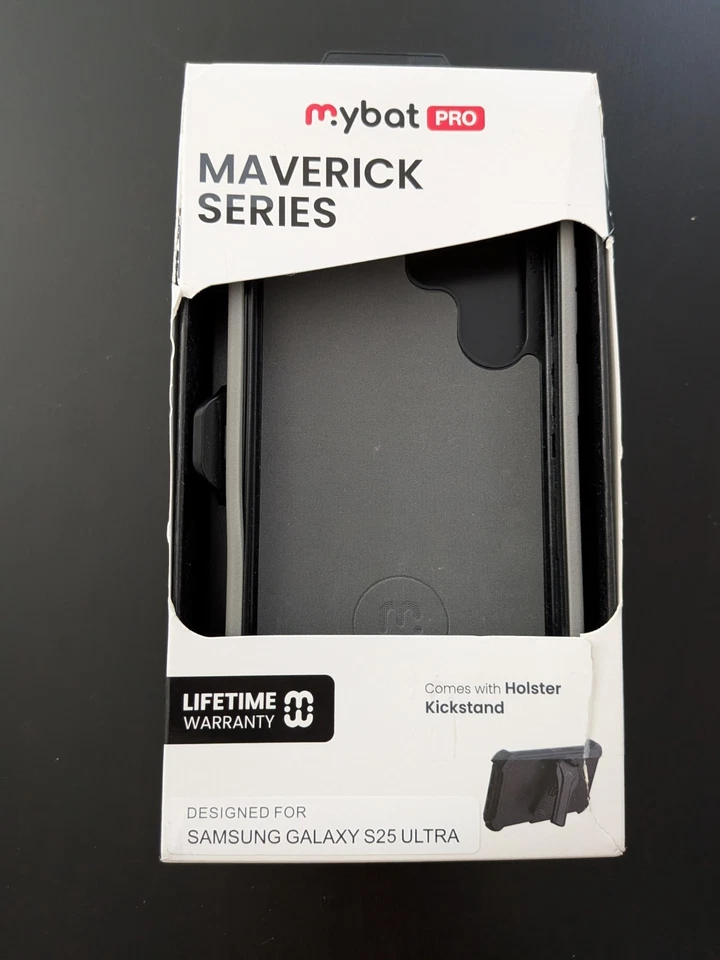 MYBAT PRO Samsung Galaxy S25 Ultra 6.9 inch Belt Clip Holster Case Maverick Gray - Image 1 of 4