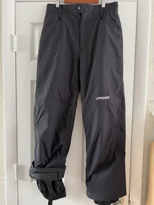 Spider Girls Ski Pants Size 18 Black - Picture 1 of 6