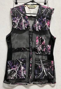 Bob Allen Muddy Girl Mesh Shooting Vest Women's Sz M/L Pink Purple Camouflage - Picture 1 of 6