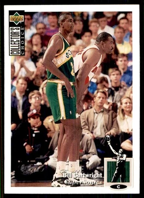 1994-95 Collector's Choice Bill Cartwright Seattle SuperSonics #242 - Image 1 of 2