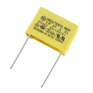 uxcell Polypropylene Film Safety Capacitors 0.47uF 250VAC X2 MKP 5 Pcs  - Picture 1 of 5