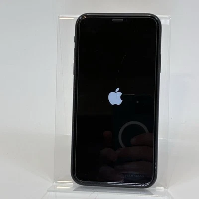 Apple iPhone XR | 64GB | Black | Unlocked | Cracked Screen | 83% Battery | Video - Image 1 of 4