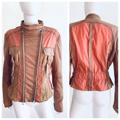 VINTAGE GIANFRANCO FERRE Color blocked zipper windbreaker Nylon Jacket  sz 44 - Image 1 of 4