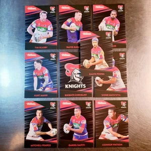 2020 NRL Traders Pearl Special Newcastle Knights Team Set (10 Cards) - Picture 1 of 3