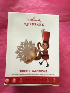 Hallmark Keepsake Ornament 2017 Soulful Saxophone limited snowflake EUC - Bild 1 von 1