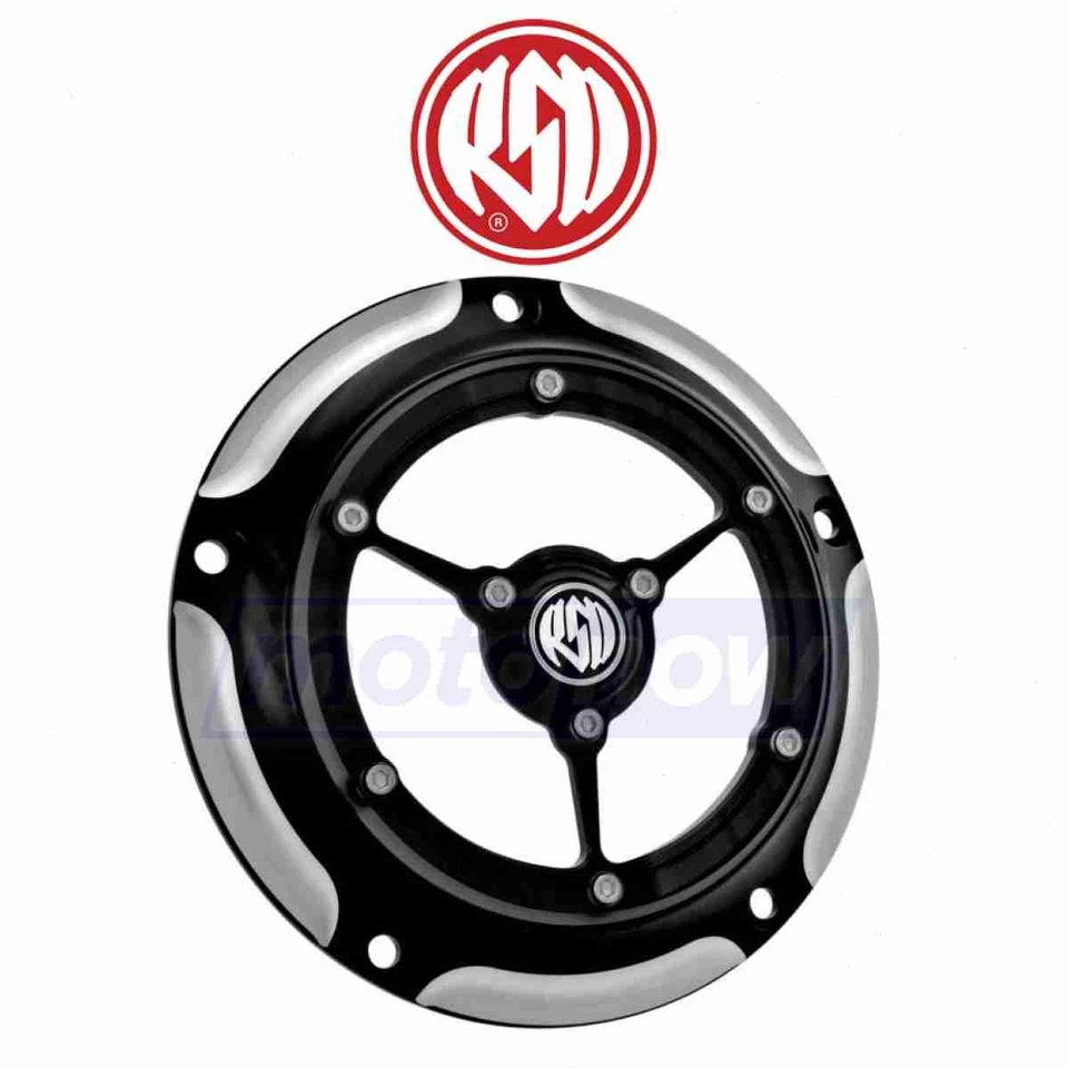 RSD Clarity Derby Cover for 2008-2009 Harley Davidson FXCW Rocker - Drive kx Foto 1 de 4