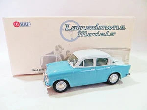 LANSDOWNE MODELS LDM48 '1956 HILLMAN MINX SERIES I' GREY/BLUE. 1:43. MIB/BOXED - Picture 1 of 11