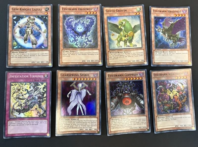 Vintage 1st Edition Holo YU-GI-OH! HA07 HIDDEN ARSENAL 7 x 17 Card Lot - Image 1 of 2