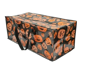 Mainstays robuste Halloween Aufbewahrung und Umzug Tasche, Kürbisse 20 Gallonen Neu in Verpackung - Bild 1 von 4