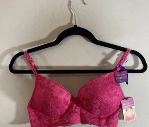 Aeropostale Pink Push Up Bra 34-C - Picture 1 of 3