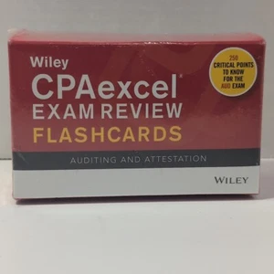 Brand New Wiley CPAexcel Exam Review August 2017 Flashcards Regulation For CPA - Picture 1 of 5