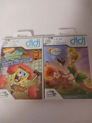 SPONGEBOB SQUAREPANTS Fists of Foam (Leap Frog / DIDJ) MATH & TinkerBell lost tr - Image 1 of 4