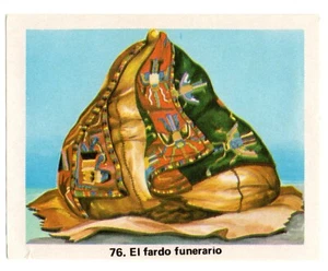 ORO, EL PERU MILENARIO #76 CROMO 1973 EDICIONES INKA CON DESGASTE - Foto 1 di 1