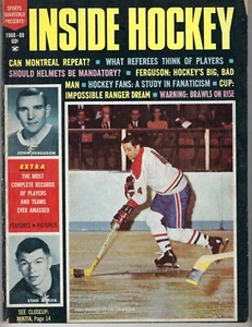1968 Inside Hockey magazine Jean Beliveau, Montreal Canadiens Mikita GOOD - Picture 1 of 1