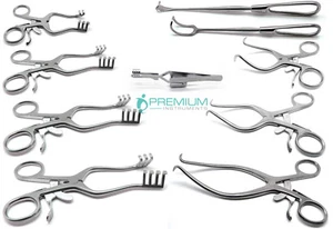 Chirurgische Veterinär Retraktoren Weitlaner Gelpi Premium Instrumente 10er Set - Bild 1 von 3