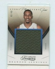BRANDON JENNINGS 2013-14 Panini Timeless Treasures Every Player Game Jerseys /49