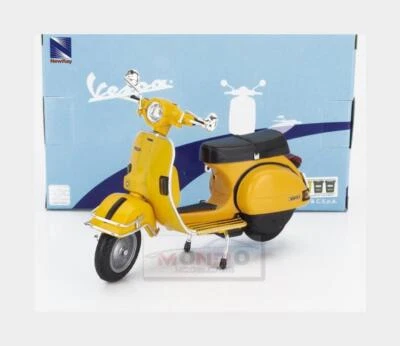 1:12 NEWRAY Piaggio Vespa P200E 1978 Yellow NY42123S-Y Model - Image 1 of 2